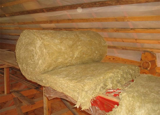 утепление крыши изнутри пенопластом