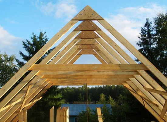 устройство стропильной системы двускатной крыши