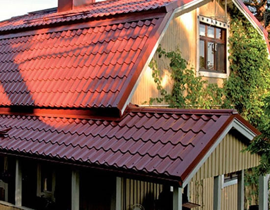 уклон кровли для металлочерепицы