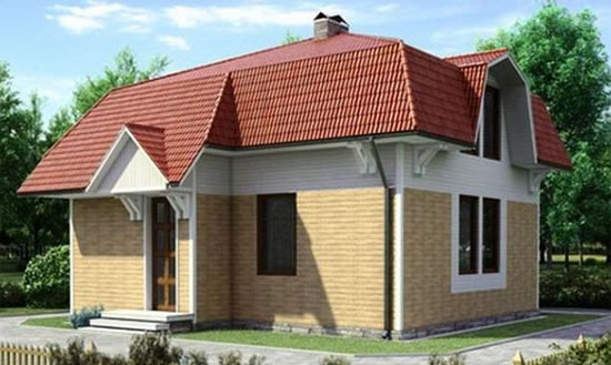 дизайн ломаной крыши