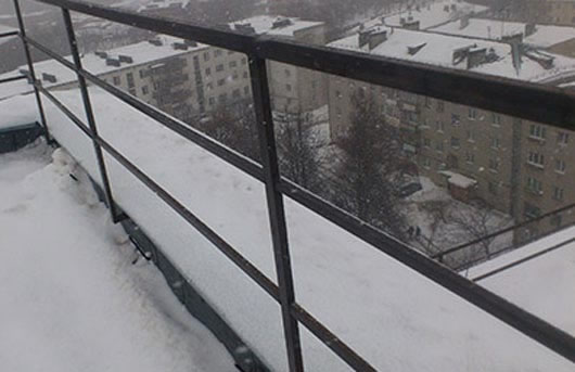 ограждение кровли высота