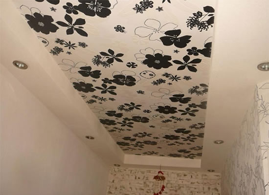 красивые потолки в прихожей